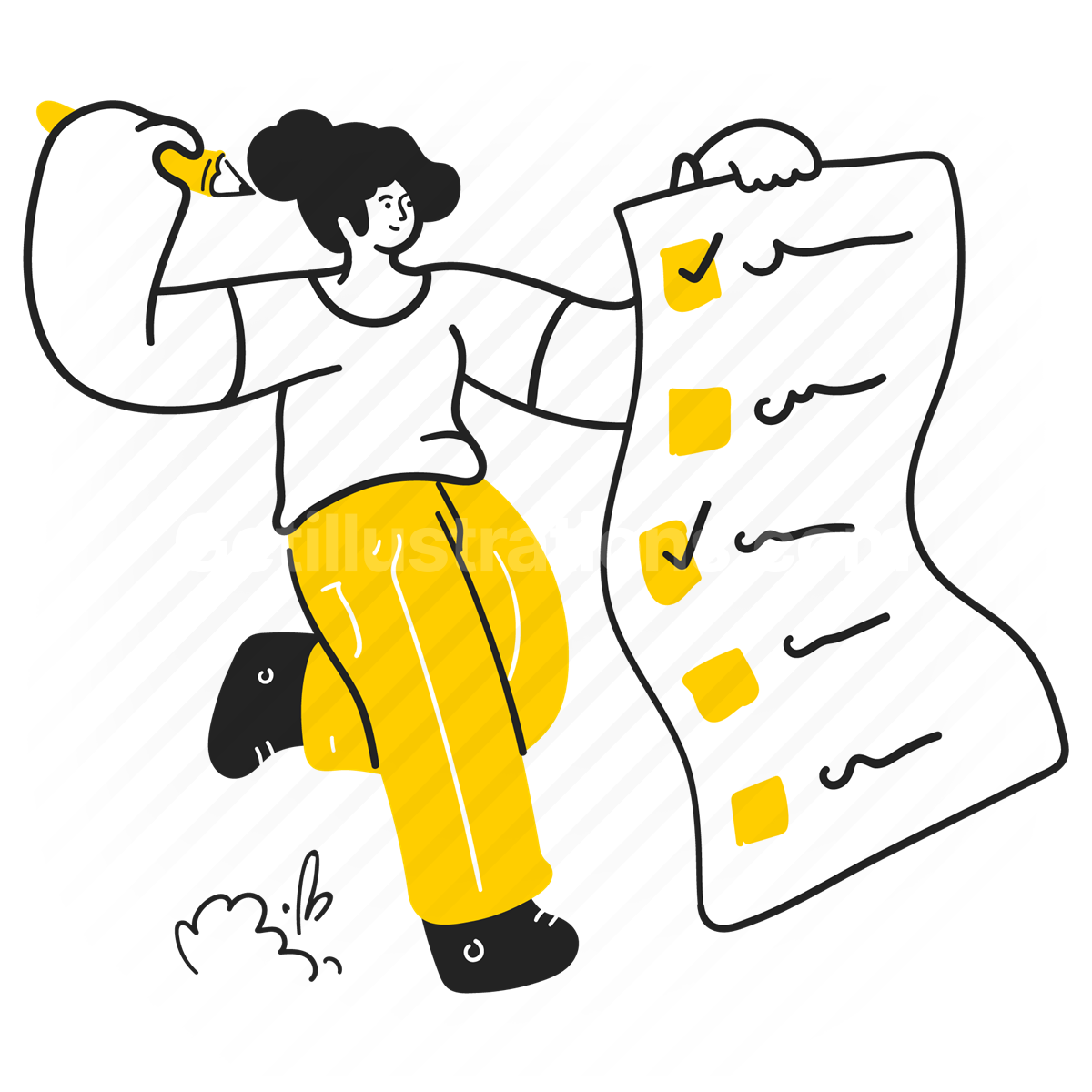 to do list, checklist, list, tasks, woman, chores, requirements